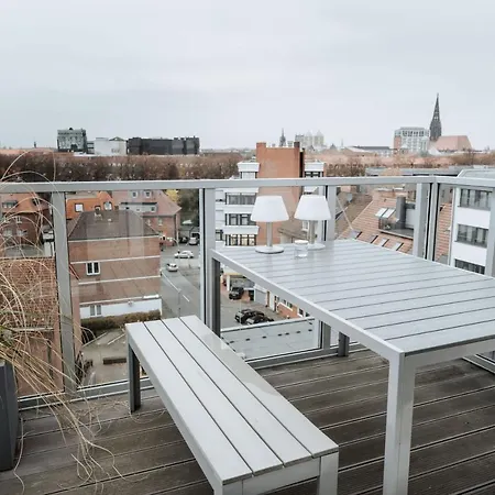 شقة Luxurioeses Loft Ueber Den Daechern Muensters 150 M²